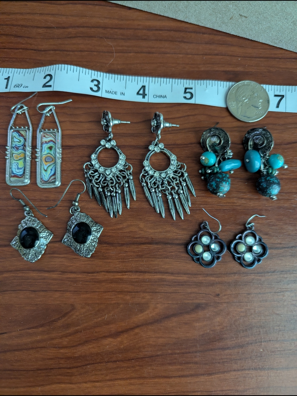 Silver Tone, Assorted Women’s Earrings Set